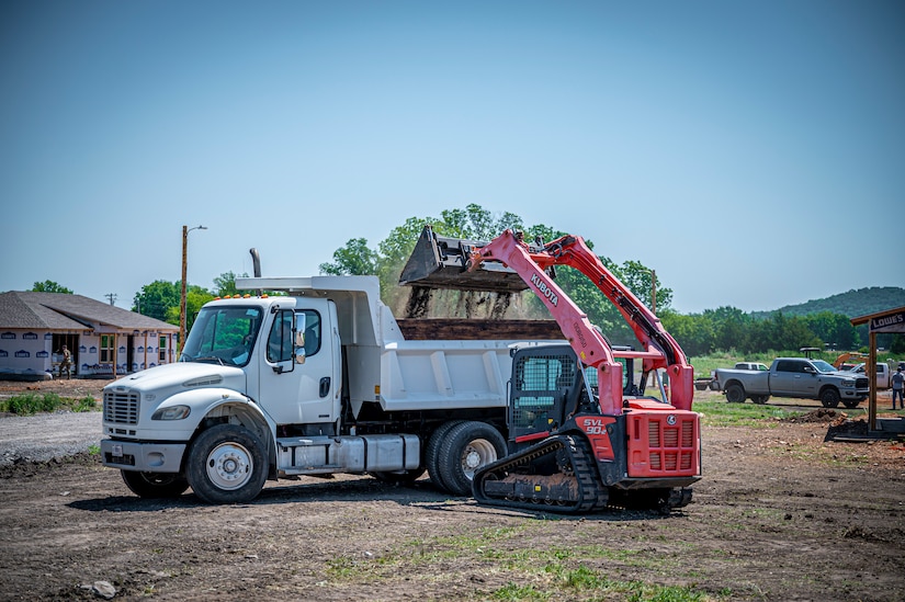 103rd Engineers help build houses for disabled native veterans