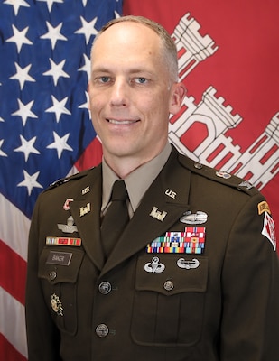 Col. Andrew Baker, Los Angeles District commander.