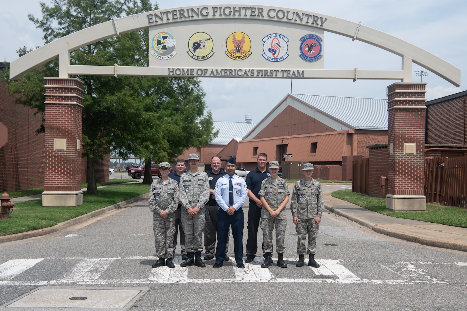 Virginia Wing Civil Air Patrol visits the VaANG