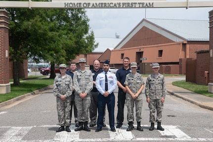 Virginia Wing Civil Air Patrol visits the VaANG