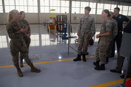 Virginia Wing Civil Air Patrol visits the VaANG