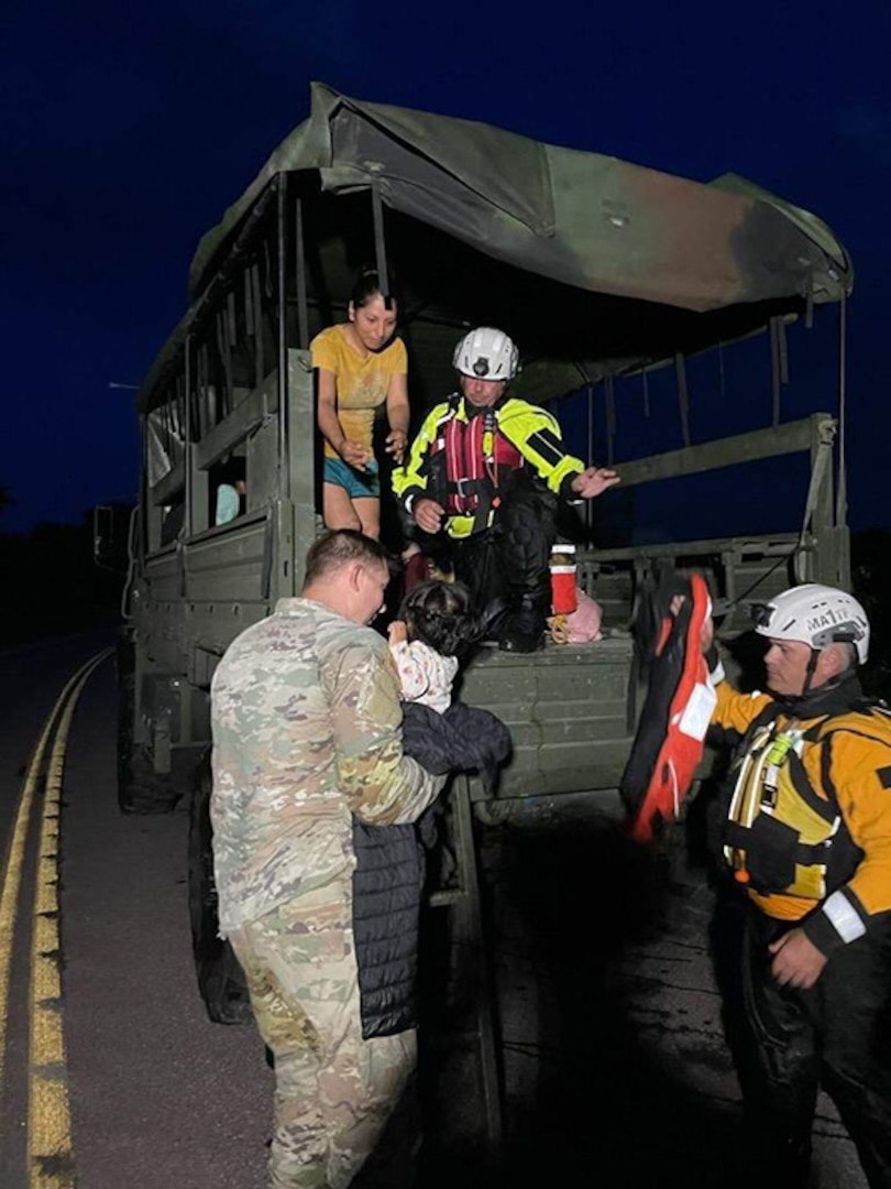 The Vermont National Guard Soldiers' quick reaction force worked with North Carolina and Massachusetts urban search and rescue teams to rescue and relocate 27 people and their pets in Cambridge.