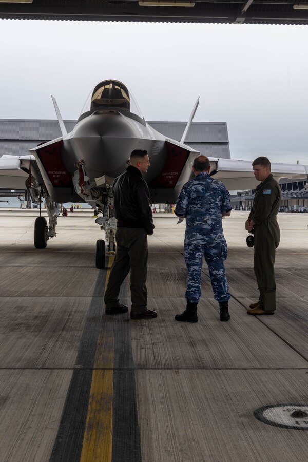 U.S. Marines with Marine Fighter Attack Squadron (VMFA) 314, Marine Aircraft Group 11, 3rd Marine Aircraft Wing, work together with Royal Australian Air Force (RAAF) aviators with RAAF No. 3 Squadron, at RAAF Base Williamtown, New South Wales, Australia, June-July, 2023. This is part of unit-level and bilateral training events designed to enhance U.S.-Australian relationships and further develop and sustain capabilities in the Indo-Pacific Region.