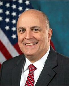 Head shot of man.