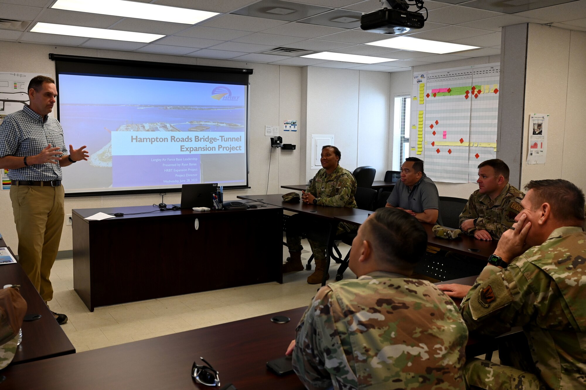JBLE Senior Leaders Tours HRBT Expansion