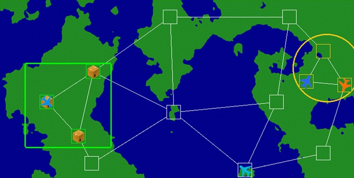 AFRL AI Airlift Challenge scenario shows how AI can deliver cargo.