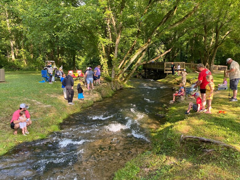 More than 500 kids recently participated in the annual Kids Fishing Rodeo at the Dale Hollow National Fish Hatchery on June 10, 2023, in Celina, Tennessee.