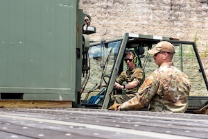 North Carolina Air National Guard assists with aircraft lift due to Delta Airlines flight 1092 making an emergency landing on the Charlotte-Douglas International Airport’s runway June28.