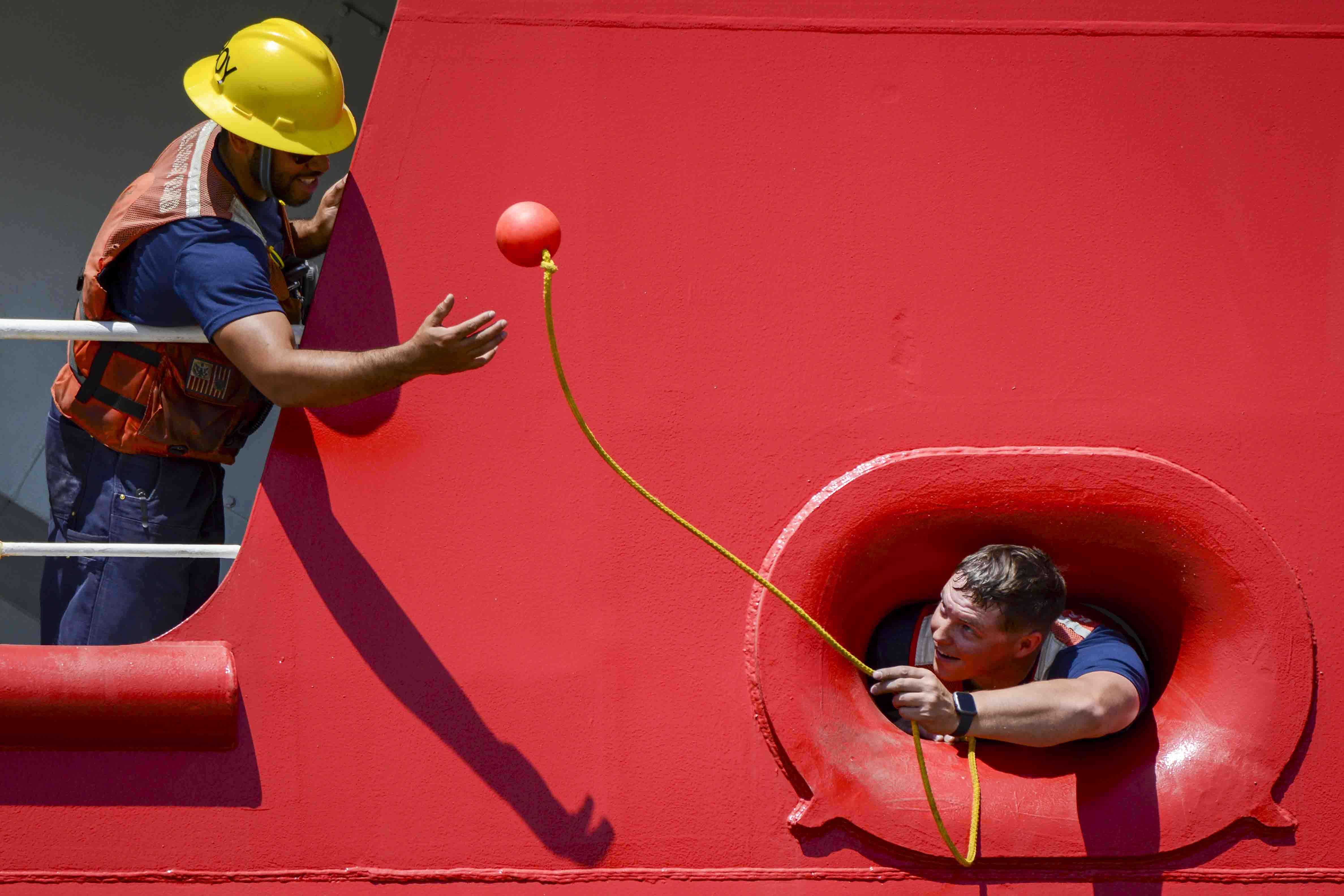 line-toss