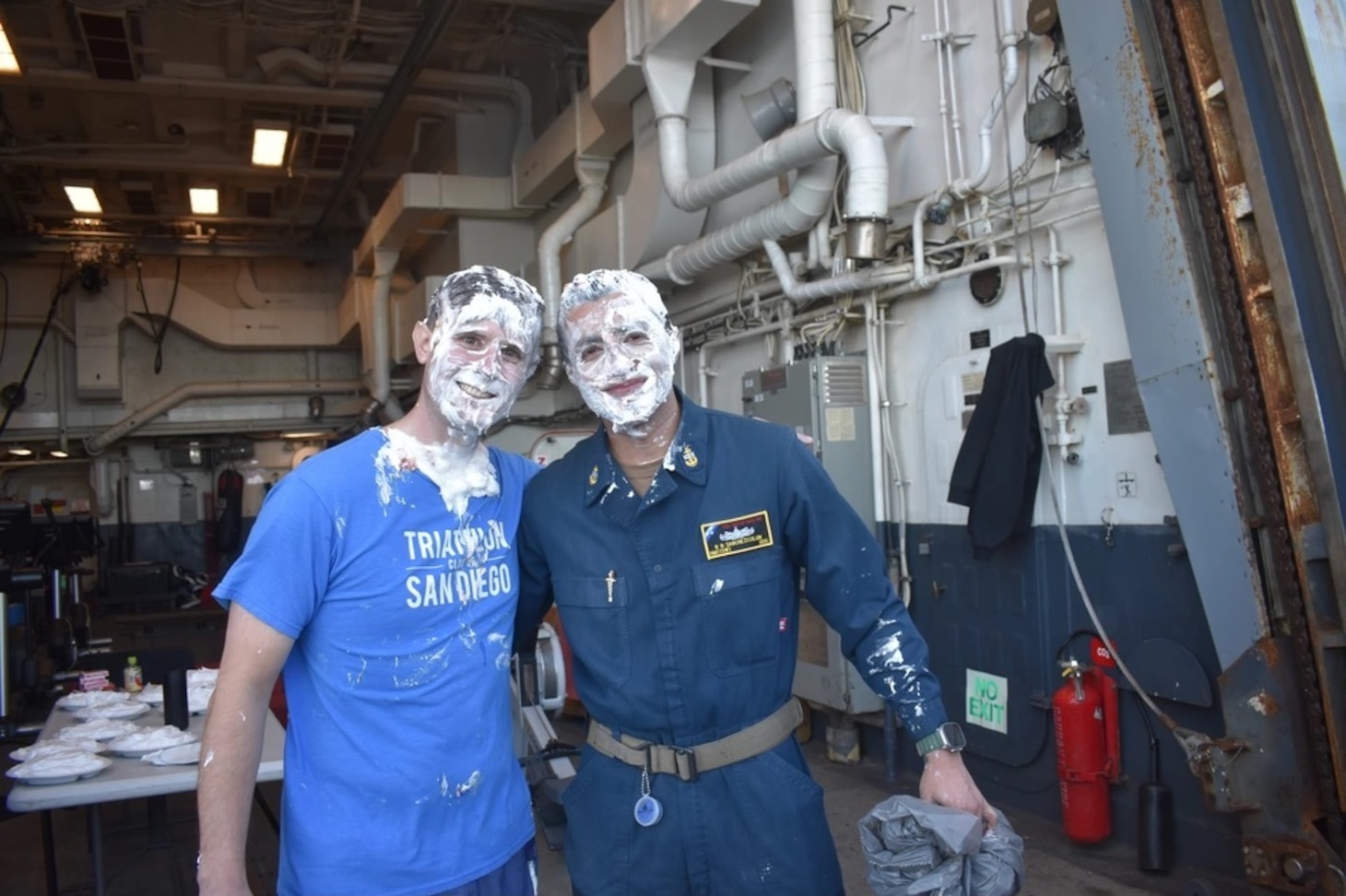 USS Shoup Chiefs Mess Annual Pie In the Face Fundraiser