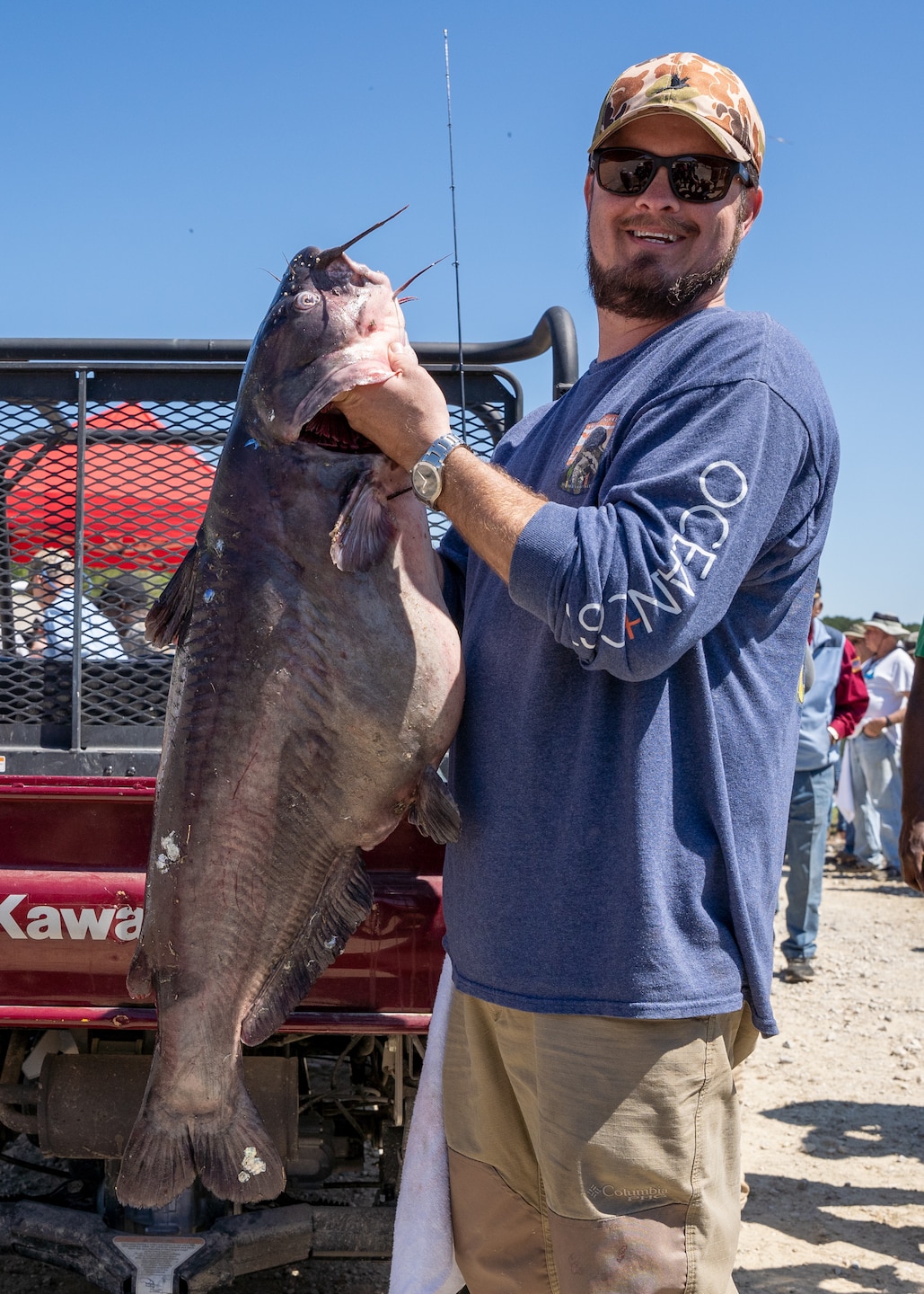More than veterans, family members and Timberland High School students gathered for the Wounded Warrior Fishing Day at the Cooper River Rediversion Project.