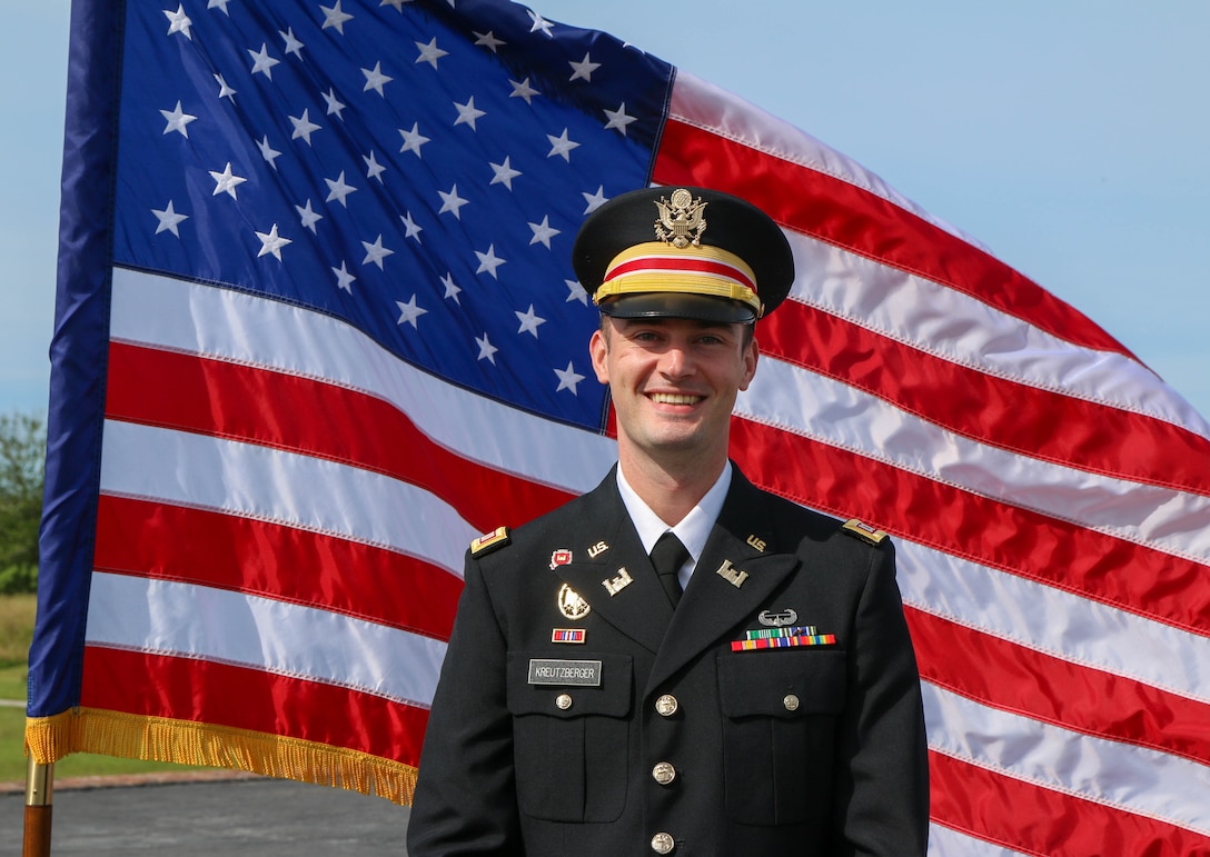 Lieutenant Galen Kreutzberger of the US Army Corps of Engineers Charleston District, was promoted to the rank of Captain.