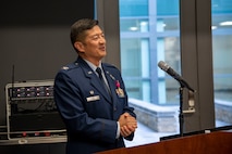Air Force Colonel delivers speech