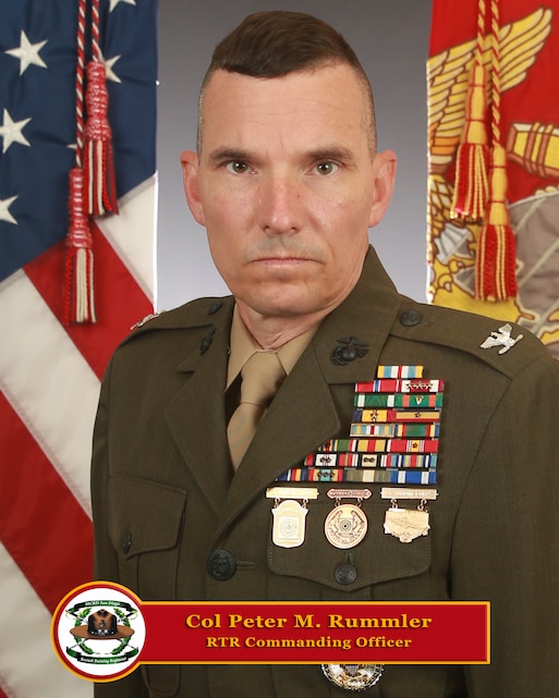 Colonel Peter M. Rummler > Marine Corps Recruit Depot, San Diego ...