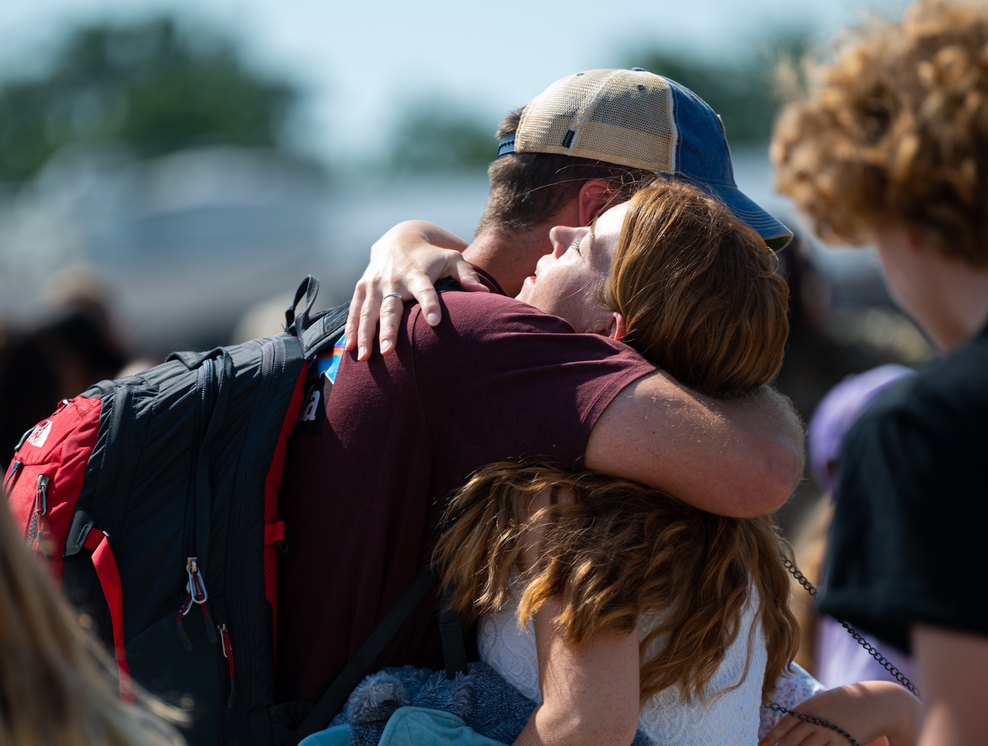 94th FS Airmen are welcomed home by friends, coworkers, and families.