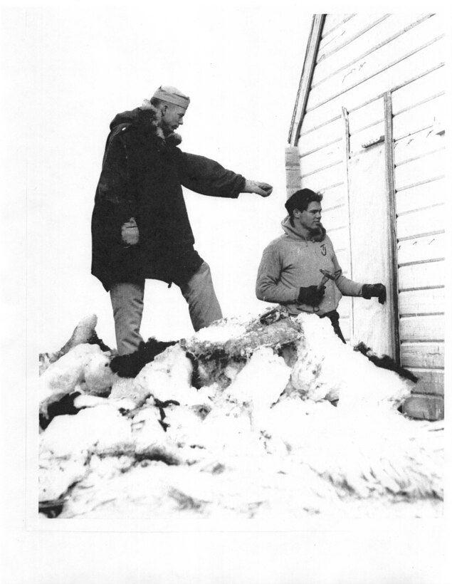 1961 CGC Eastwind's Deep Freeze Deployment at Cape Adare, Antarctica