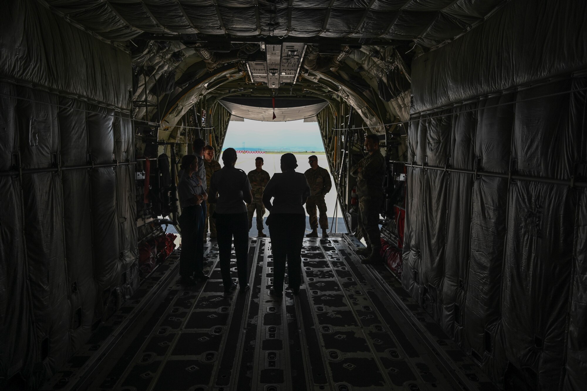 Airmen from the 314th Airlift Wing fly to Ellsworth Air Force Base to participate in a Civil Air Patrol Event