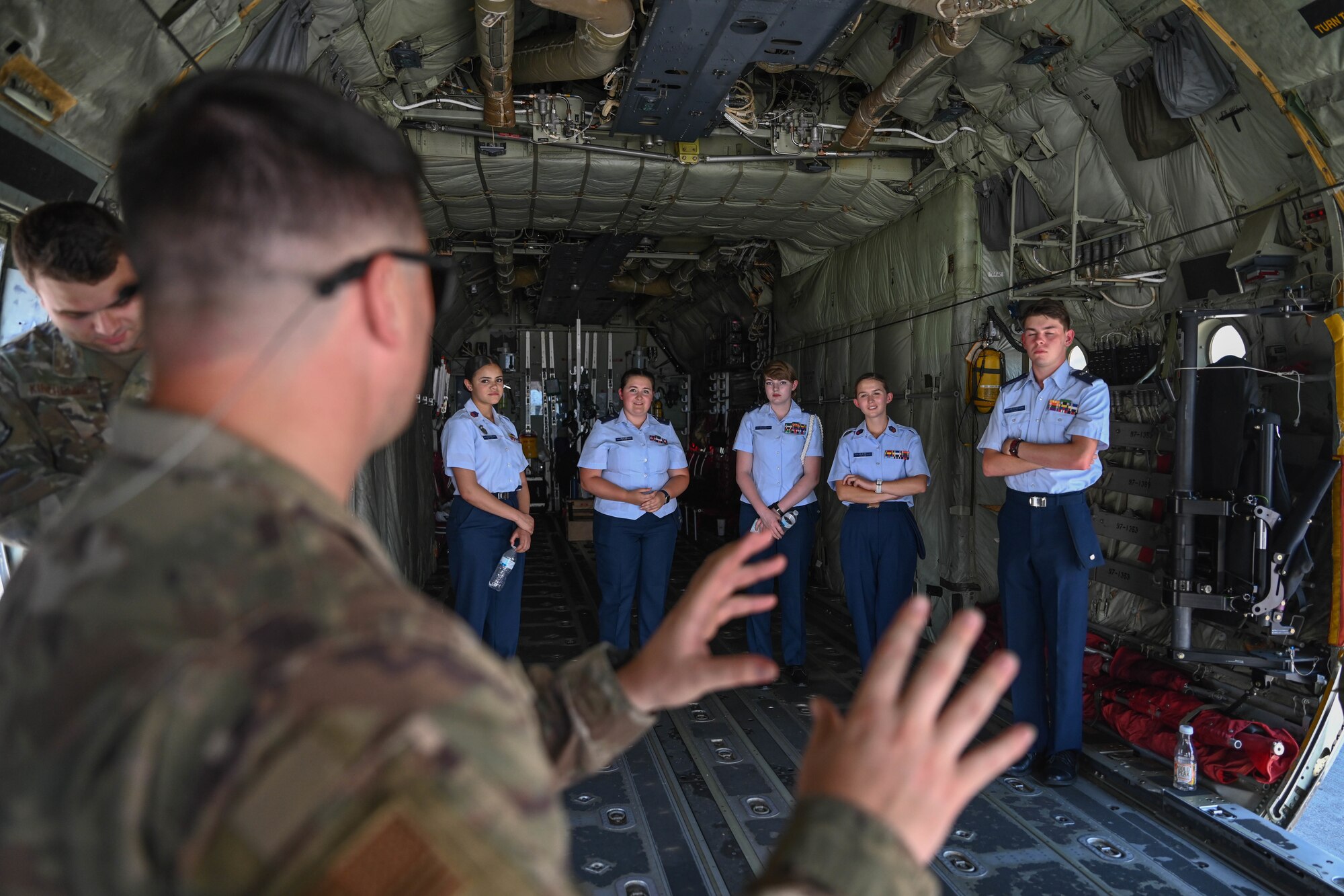 Airmen from the 314th Airlift Wing fly to Ellsworth Air Force Base to participate in a Civil Air Patrol Event