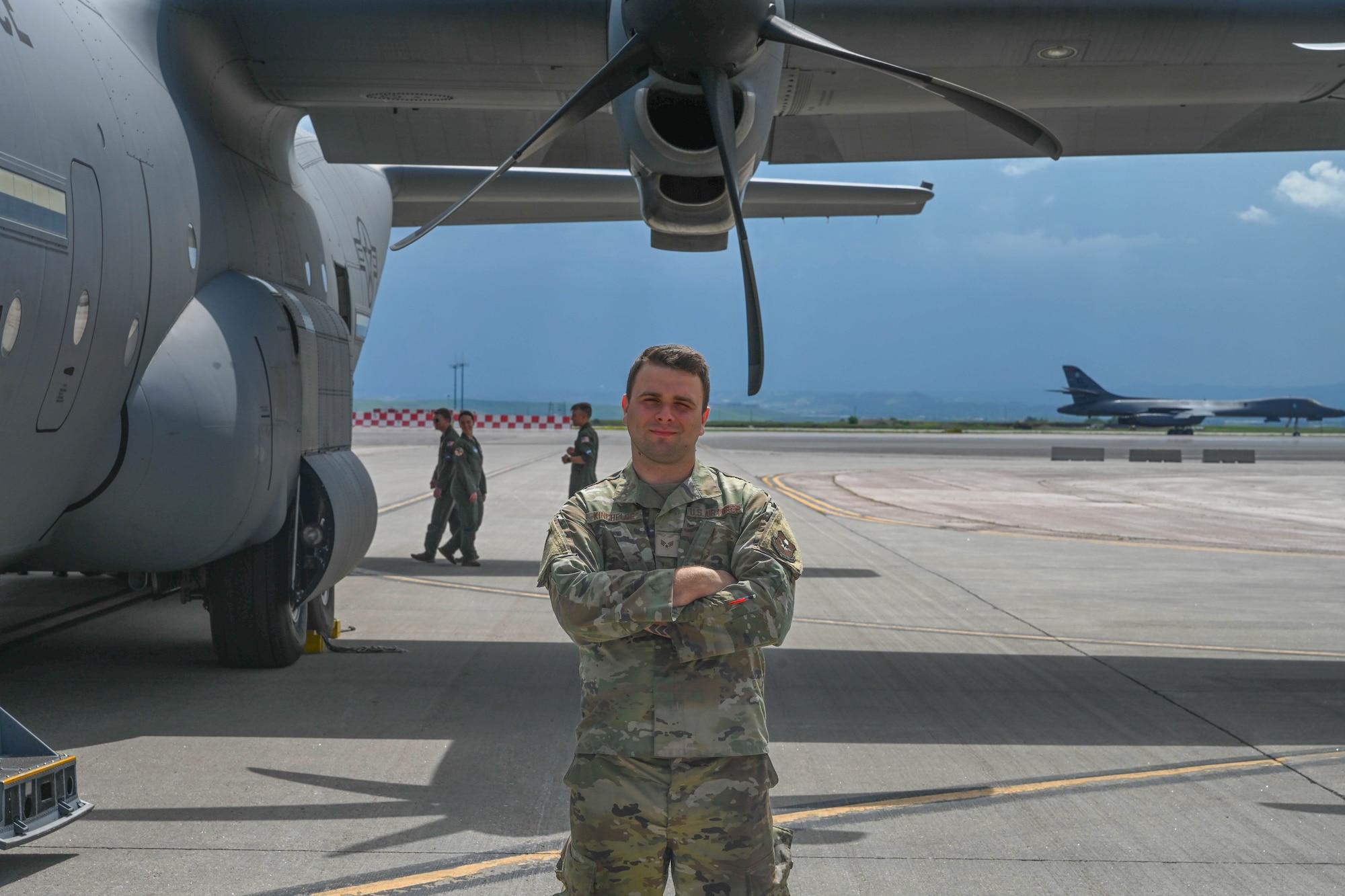 Airmen from the 314th Airlift Wing fly to Ellsworth Air Force Base to participate in a Civil Air Patrol Event