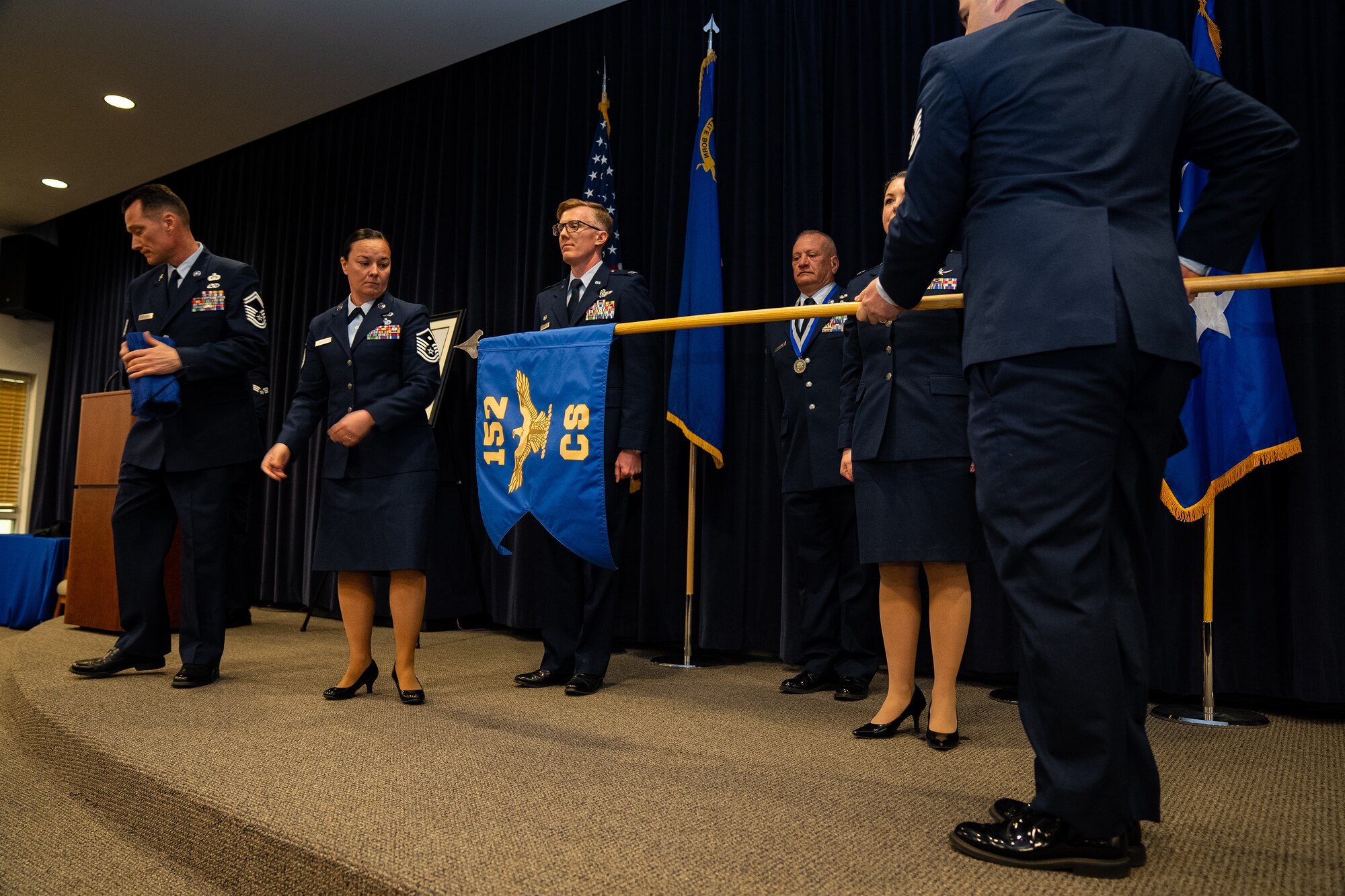 152nd Communications Flight becomes 152nd Communications Squadron