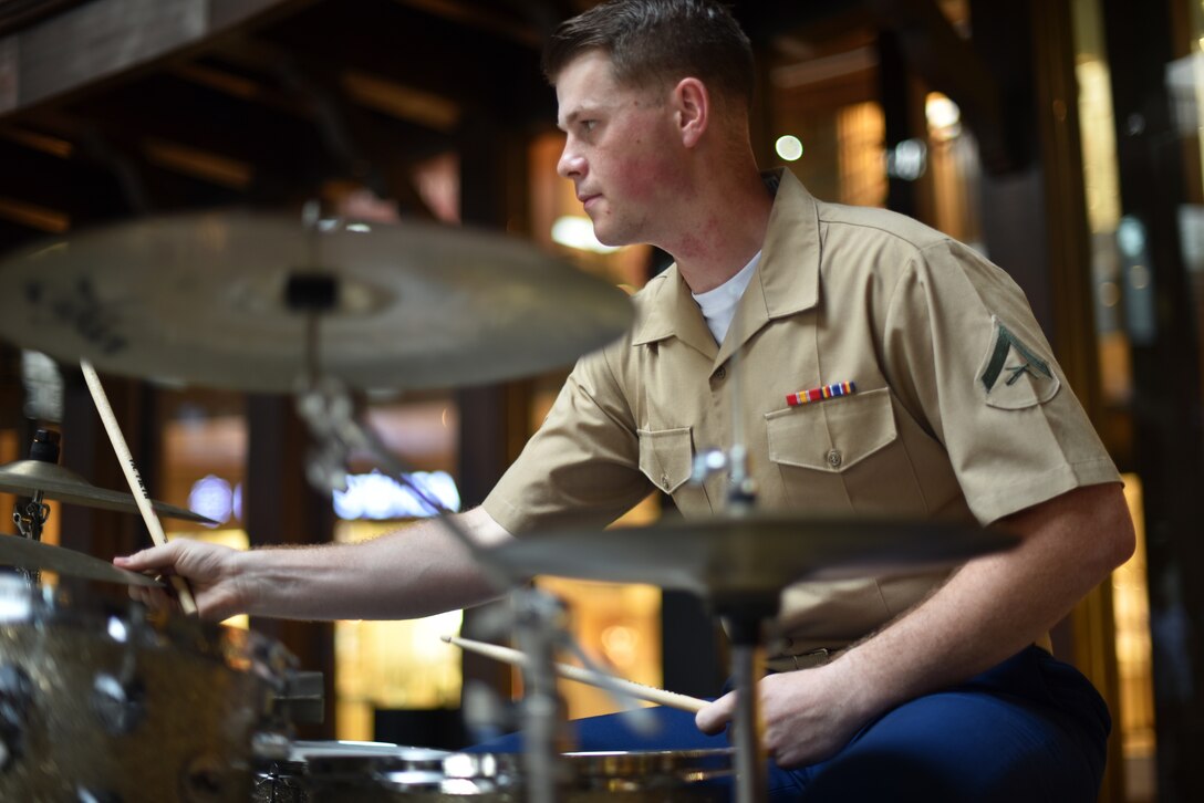 UNITAS 2023: Marine Forces Reserve Band performs with U.S. Fleet Forces Band
