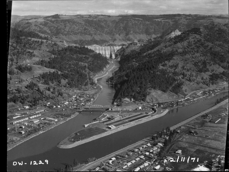 Historically, salmon and steelhead migrated up the North Fork of the Clearwater River to spawn. Today, Dworshak Dam is the endpoint of that migration. To mitigate the loss of spawning habitat, USACE constructed the Dworshak National Fish Hatchery.