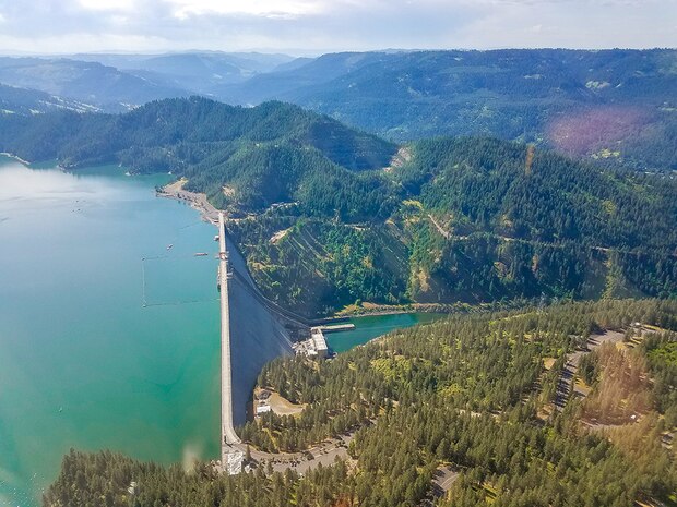 Dworshak Dam is the third tallest dam in the United States and the tallest straight-axis concrete dam in the Western Hemisphere.