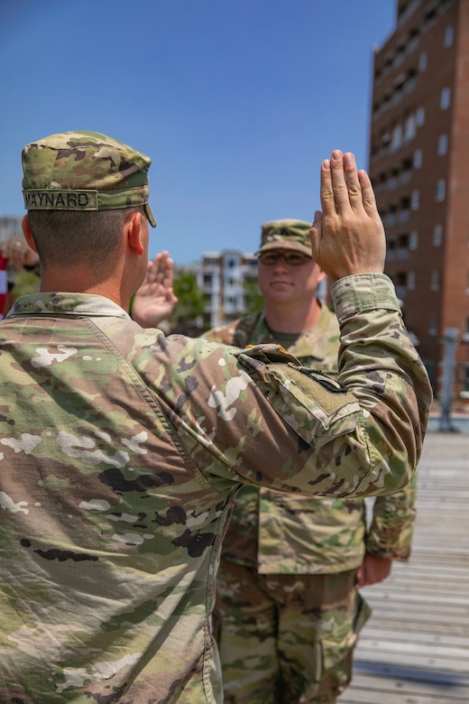 A living legacy: Re-enlistment aboard the USS Wisconsin