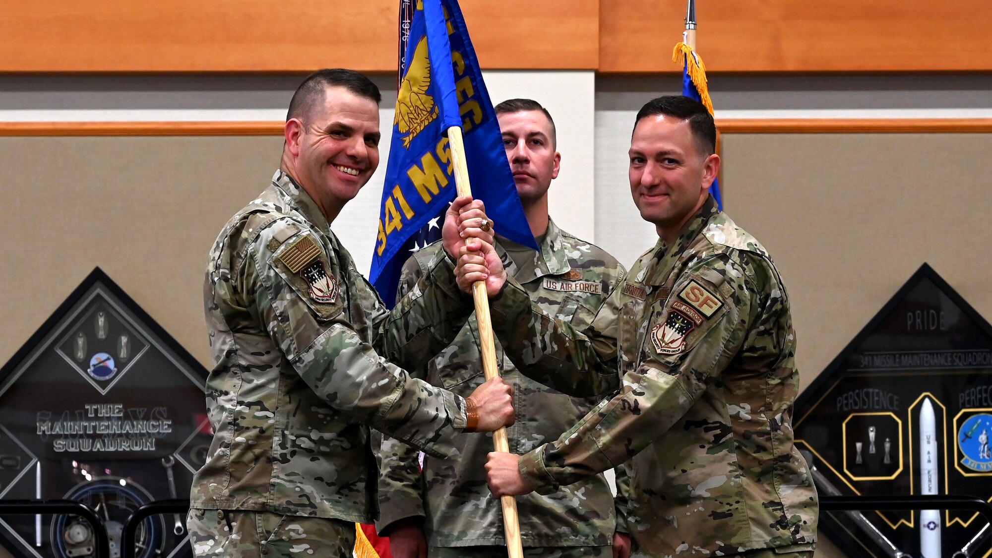 The 341st MSFS change of command