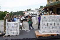 Alpha Company was activated to assist the state of Vermont after flooding occurred throughout the state.