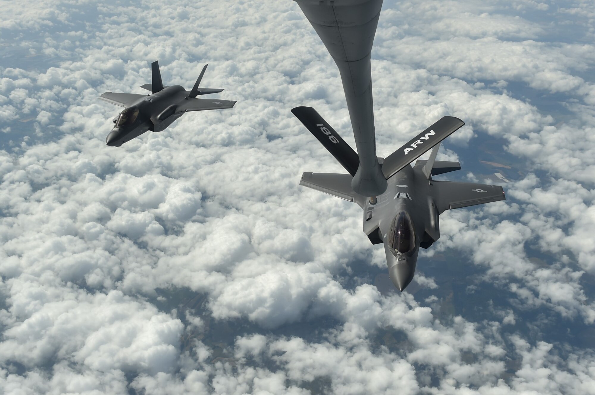 186th ARW KC-135R refuels fighters for Air Defender 2023