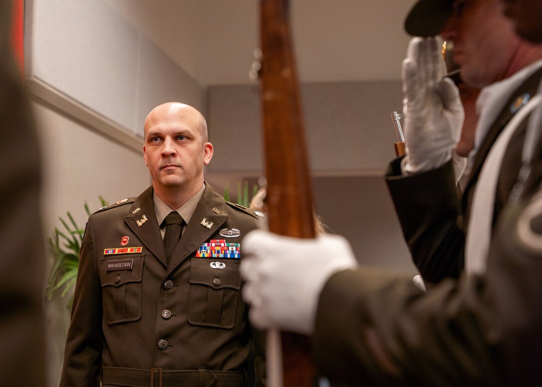 Lt. Col. Robert Nahabedian assumes command as the Charleston District's 90th District Engineer and Commander.