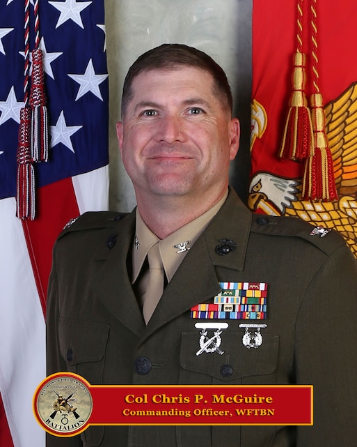 Colonel Chris P. McGuire > Marine Corps Recruit Depot, San Diego ...