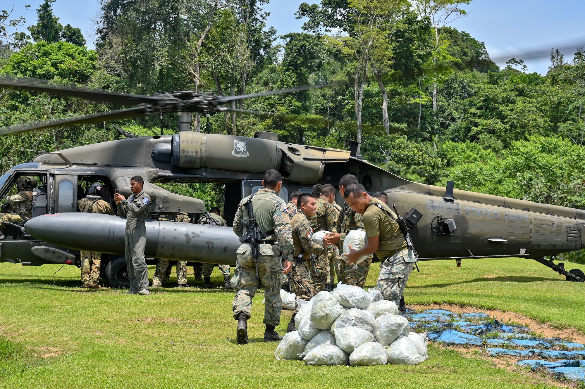 Throughout the week-long exercise, the 1st Battalion, 228th Aviation Regiment delivered more than 399,000 lbs. of building materials to remote locations and the MEDEL administered care to more than 1,200 patients.