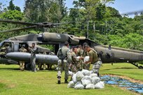 Throughout the week-long exercise, the 1st Battalion, 228th Aviation Regiment delivered more than 399,000 lbs. of building materials to remote locations and the MEDEL administered care to more than 1,200 patients.