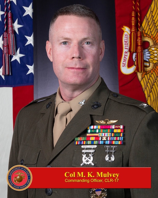 Colonel Matthew K. Mulvey > 1st Marine Logistics Group > Biography