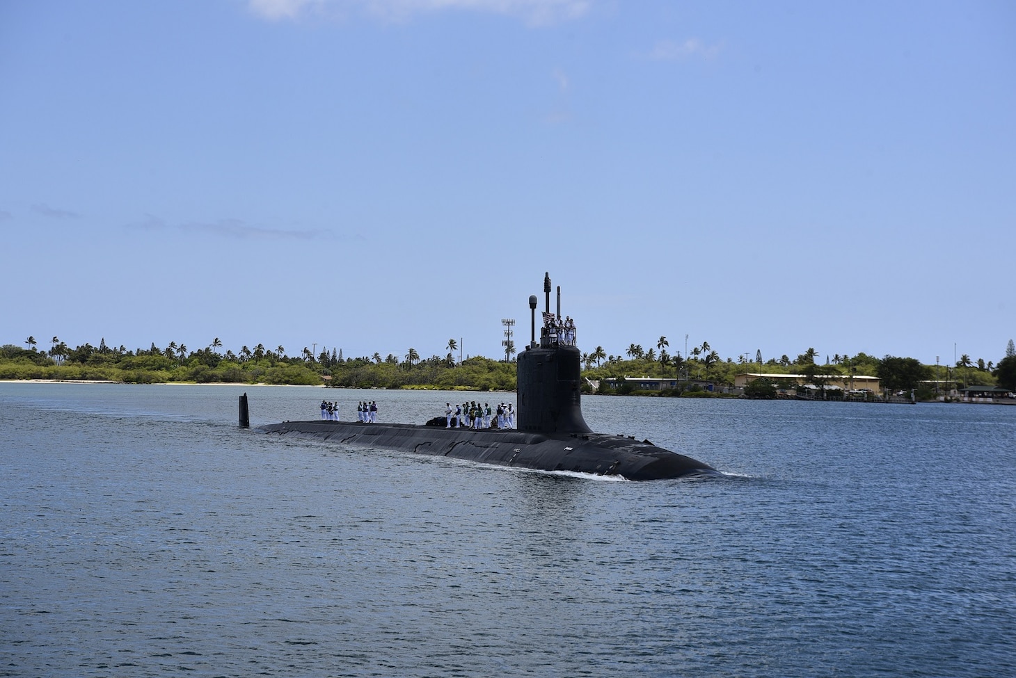 The Virginia-class fast-attack submarine USS Illinois (SSN 786) returns to Joint Base Pearl Harbor-Hickam following a scheduled deployment in the U.S. 7th Fleet area of operations. Illinois performed a full spectrum of operations, including anti-submarine and anti-surface warfare, during the Indo-Pacific deployment.