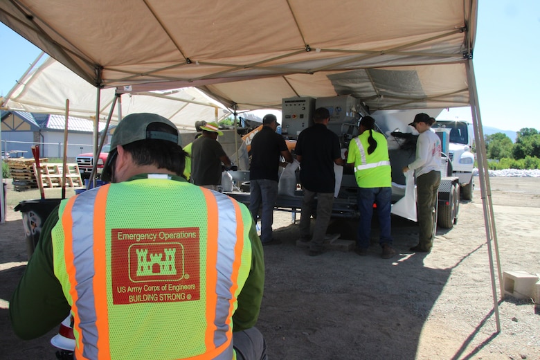 The U.S. Army Corps of Engineers Los Angeles District’s Emergency Operations Branch, in collaboration with the Bishop Paiute Tribe, completed emergency flood-risk mitigation measures June 22 at the Bishop Paiute Tribe Indian Reservation in Inyo County, California.