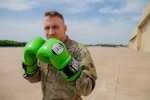 Spc. Justin Budd, a member of the Oklahoma Army National Guard from Tulsa, Oklahoma, harnessed his fighting spirit in an unconventional way.