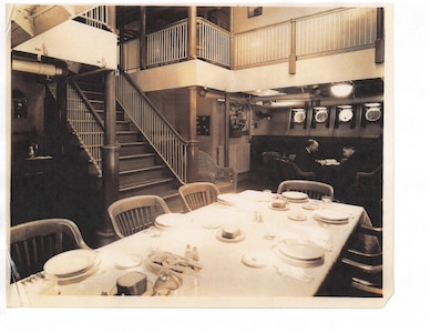 Wardroom of a 250-Foot Lake Class Cutter