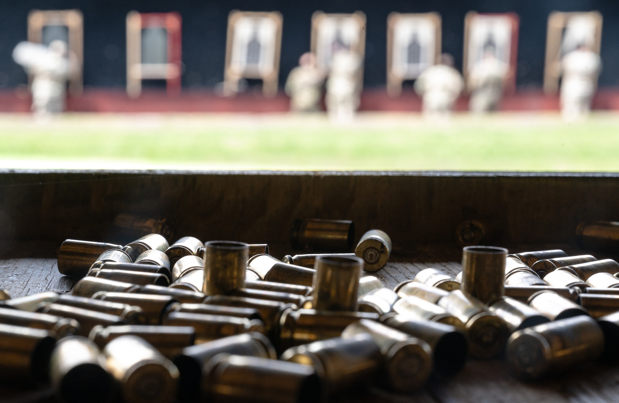 Airmen set up targets
