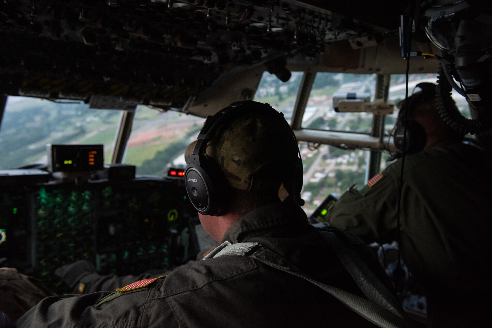 Flying over Tinker