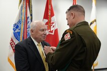 Neil Purcell recognize at a retirement ceremony held at South Atlantic Division HQ in Atlanta, GA.