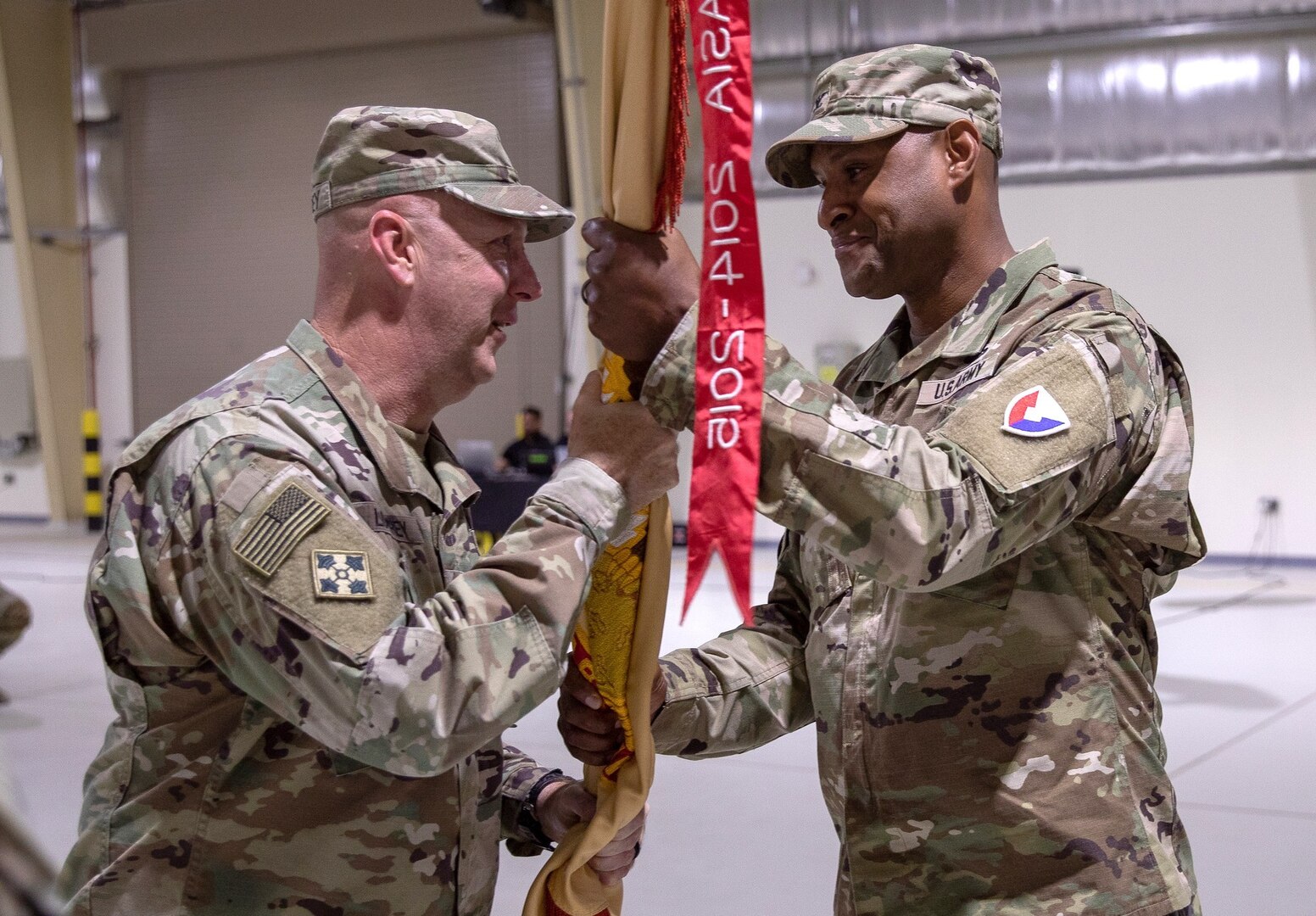 MICC commander hosts change of command in Kuwait