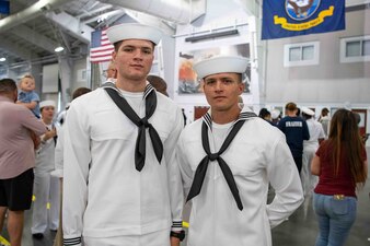 Like Father Like Son at US Navy Recruit Training Command