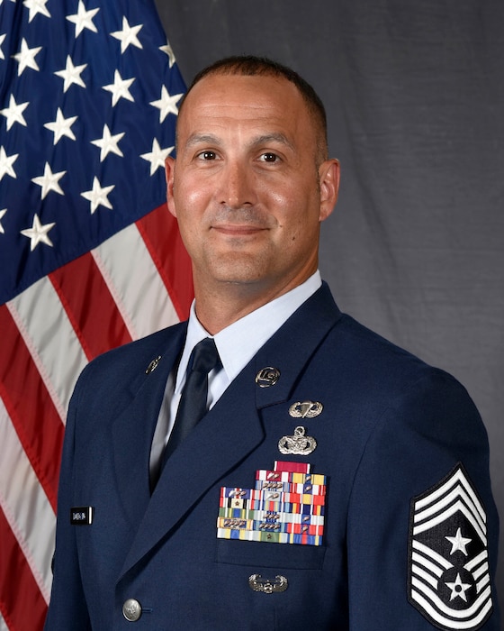Official portrait photo of CMSgt Wolfgang