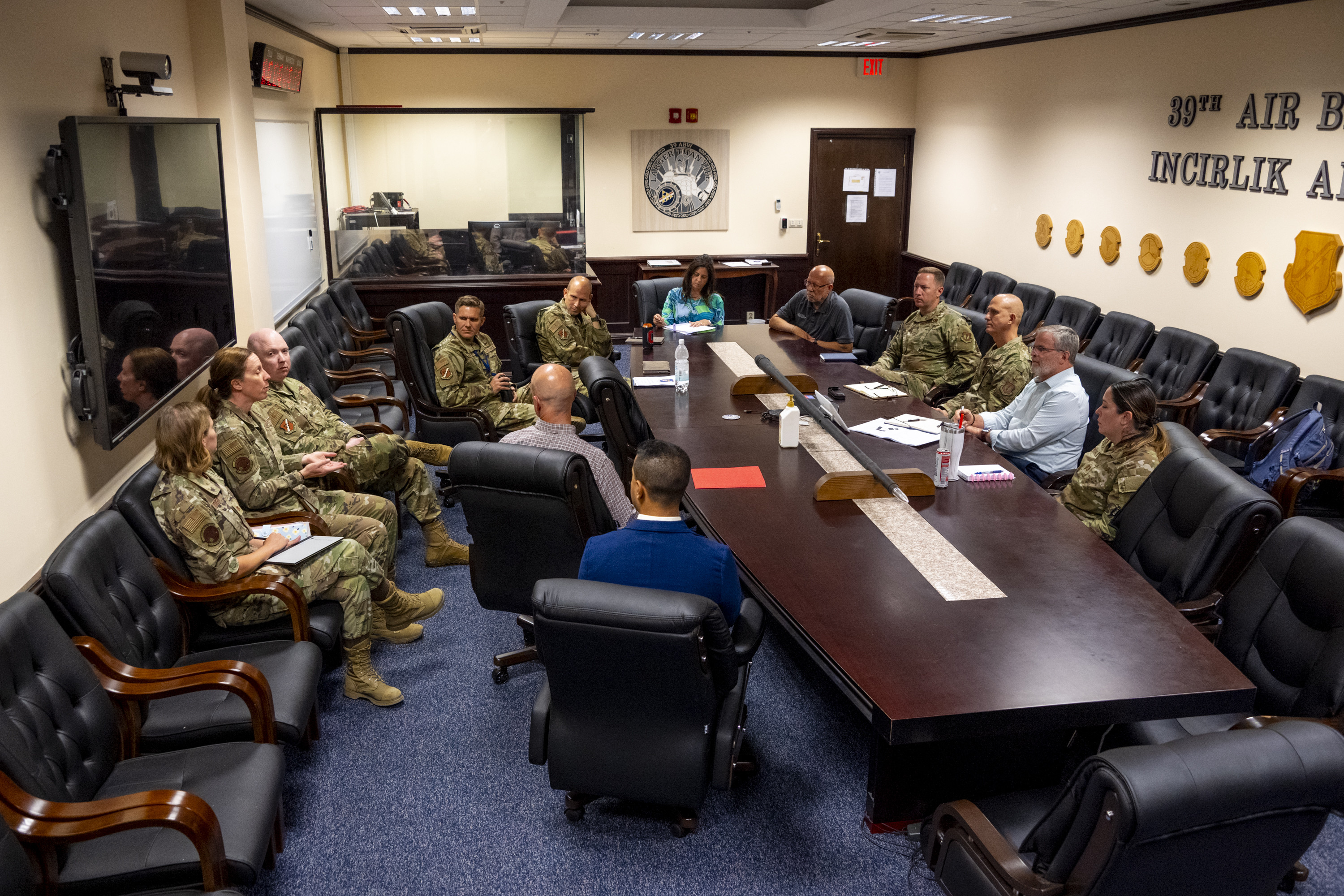 DoDEAEurope Team visits Incirlik AB Incirlik School Facilities