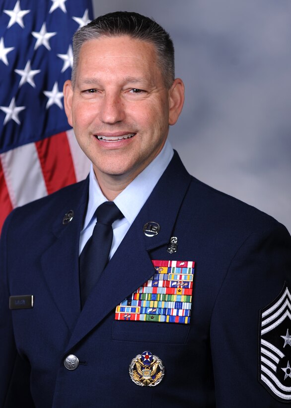 Chief Master Sgt. David A. Kolcun poses for an official photo.