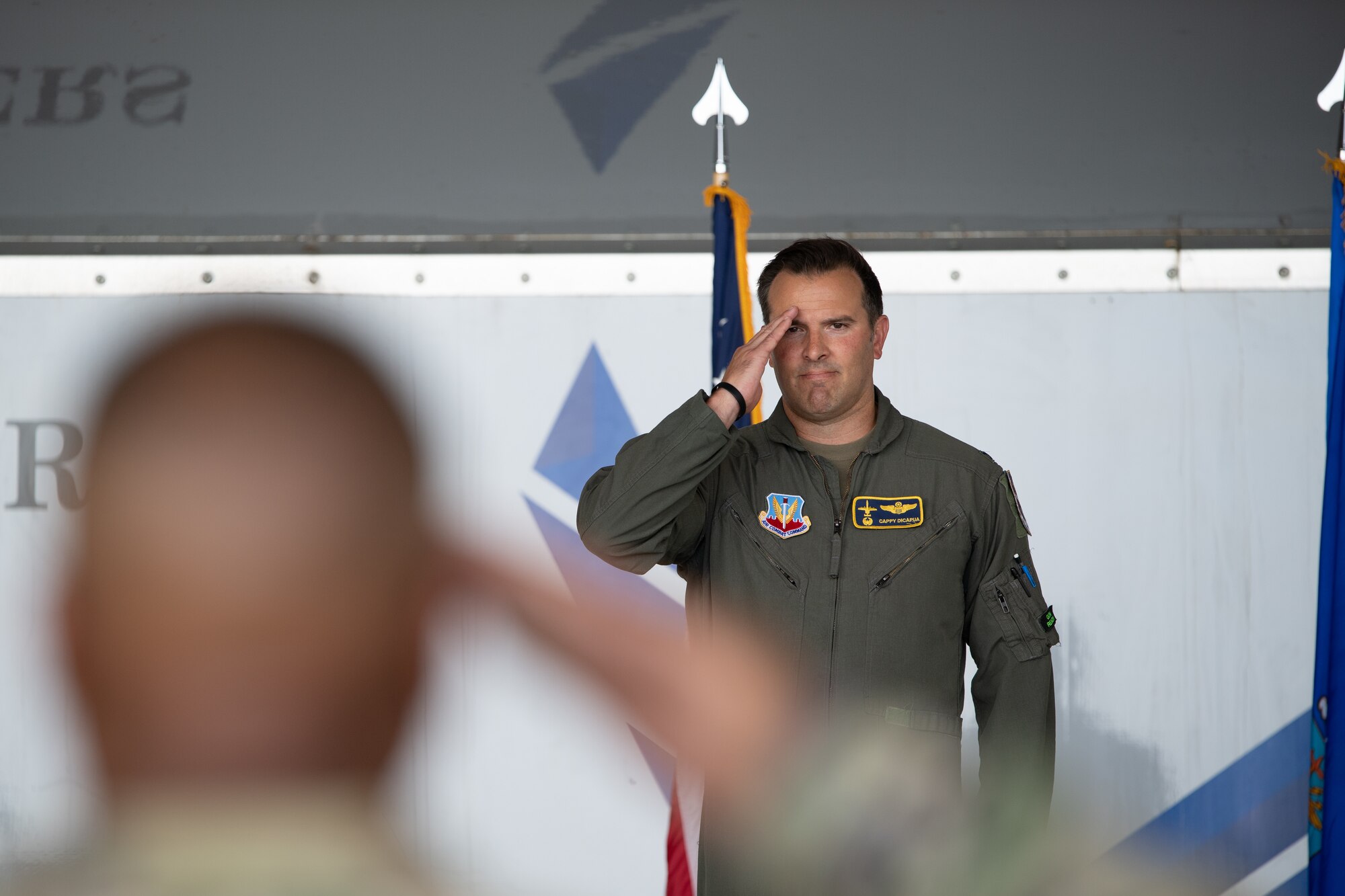 receiving first salute