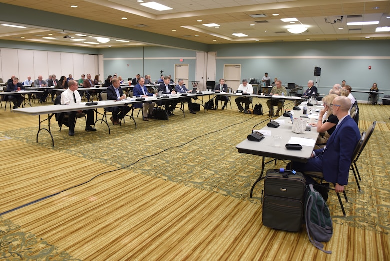 The Inland Waterways Users Board convenes its 100th public meeting July 20, 2023, at the Paducah McCracken County Convention & Expo Center in Paducah, Kentucky. (USACE Photo by Lee Roberts)